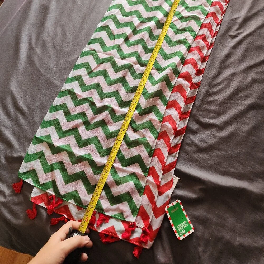 Holiday scarf with jingle bells (New with Tag) - Picture 4 of 6
